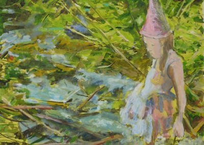 Barefoot, 76.2 x 63.5 cm (30 x 25 in.) oil on canvas, 2008