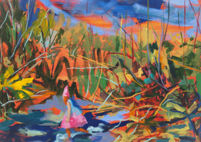 Midway 97 x 117 cm 38. x 46 inches oil on canvas 2010 catalogue #10d19